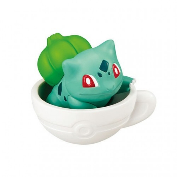Pokemon XY Tea Cup Time Gashapon Bulbasaur Figure - Picture 1 of 2